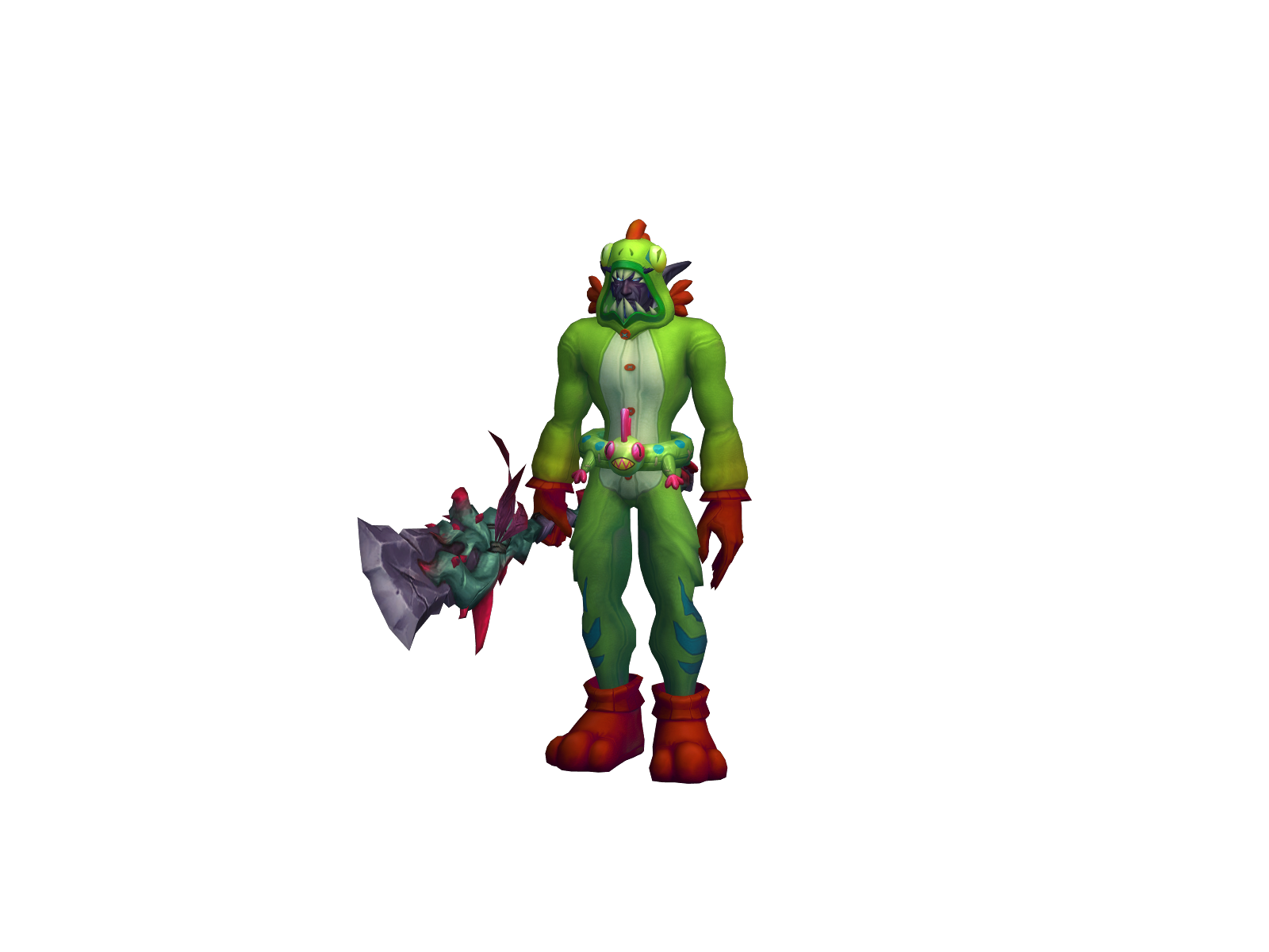 Grizmen 3D character render