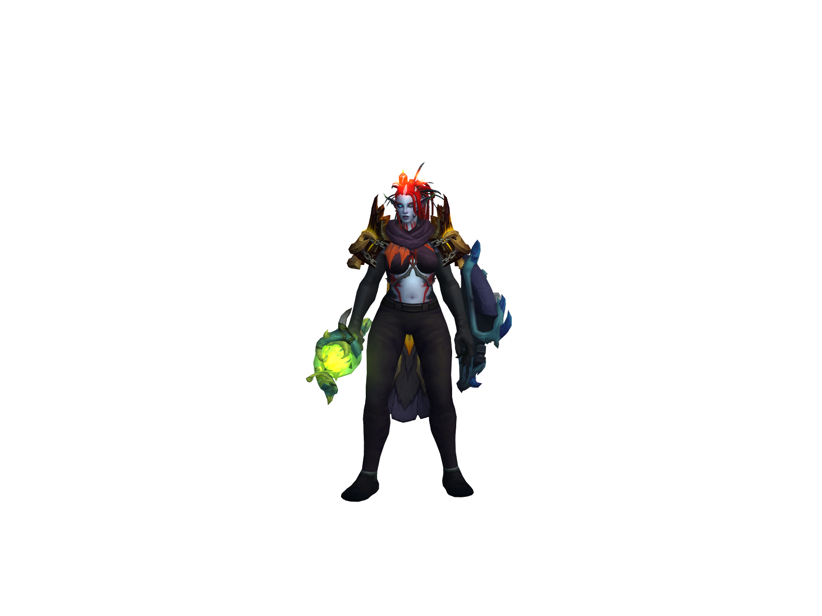 Wolfian 3D character render