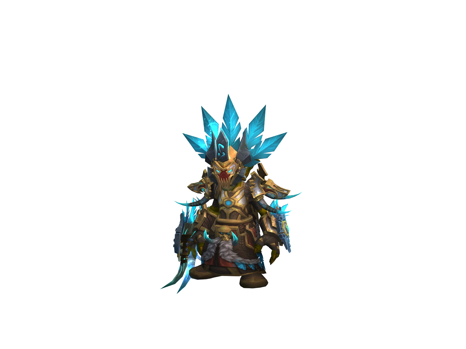 Goldcatcher 3D character render