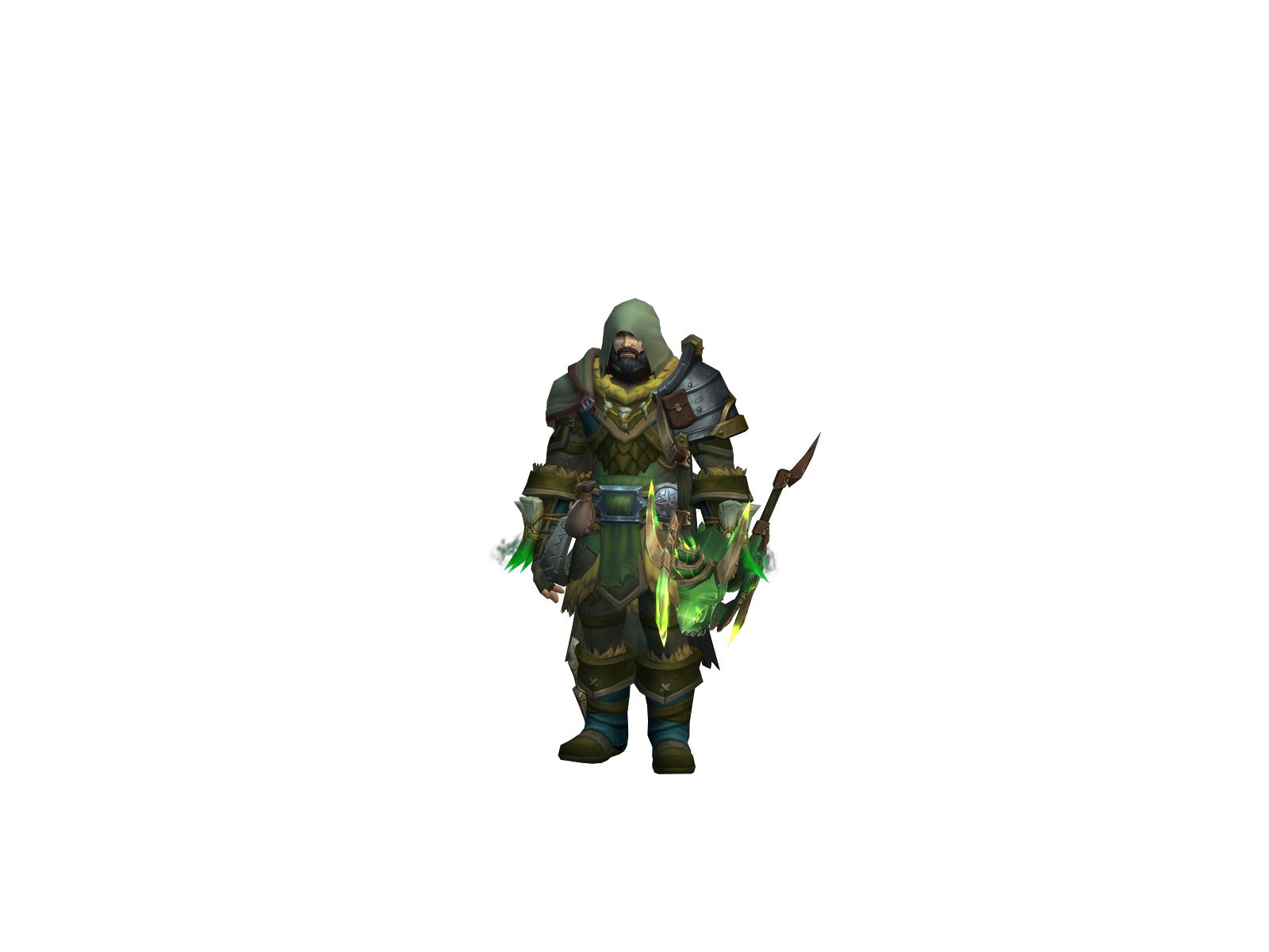 Aker 3D character render