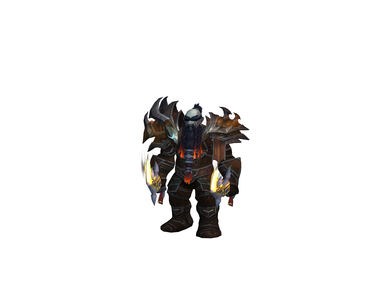 Gougèous 3D character render