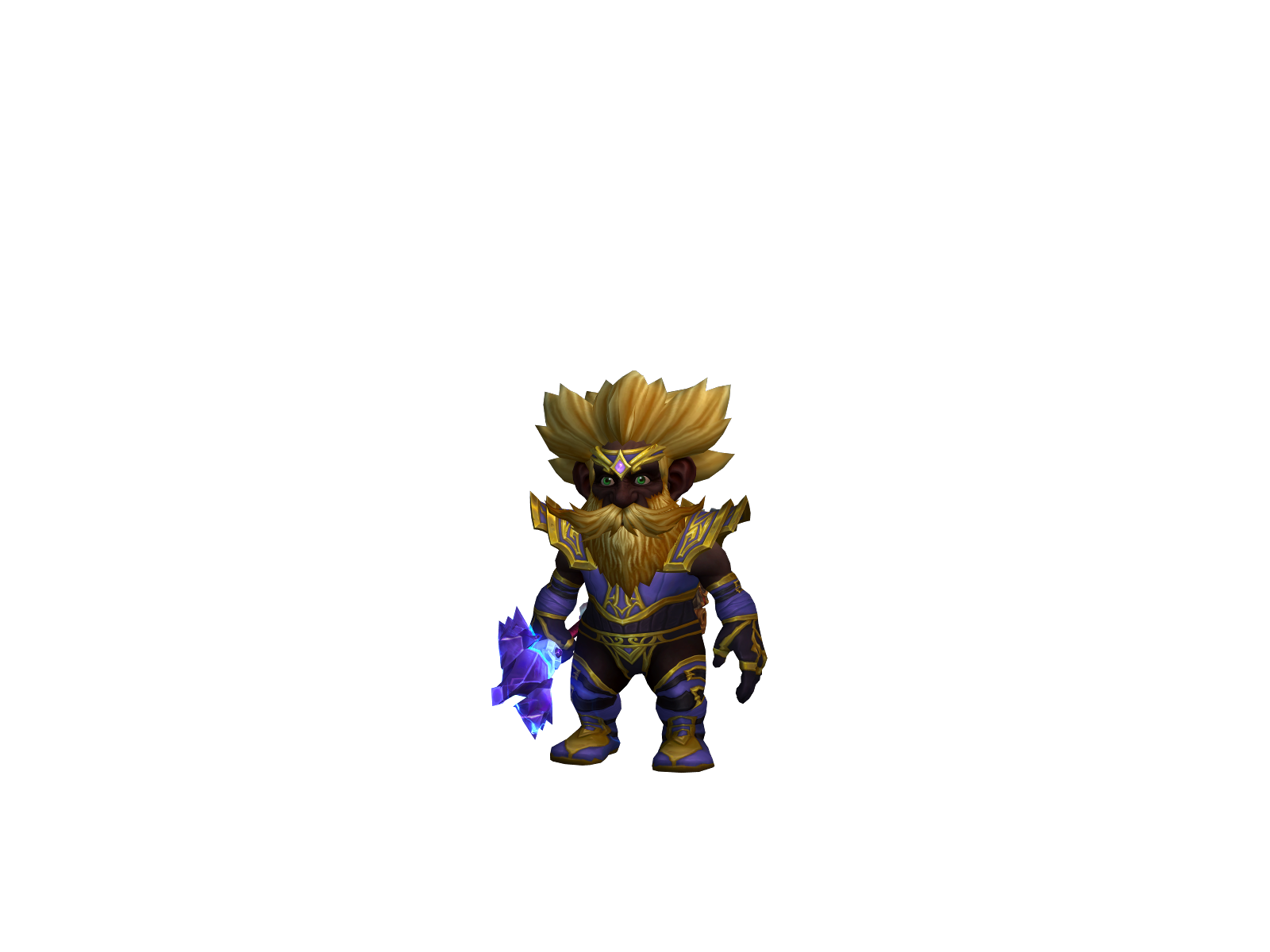 Goldénlord 3D character render