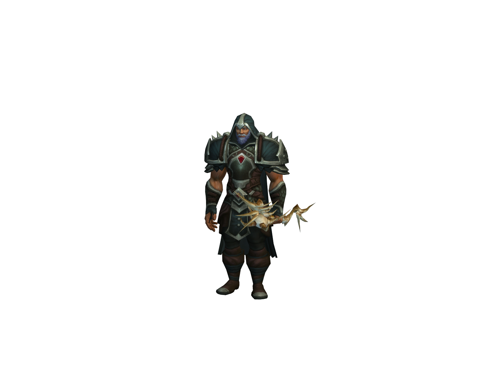 Muffshott 3D character render