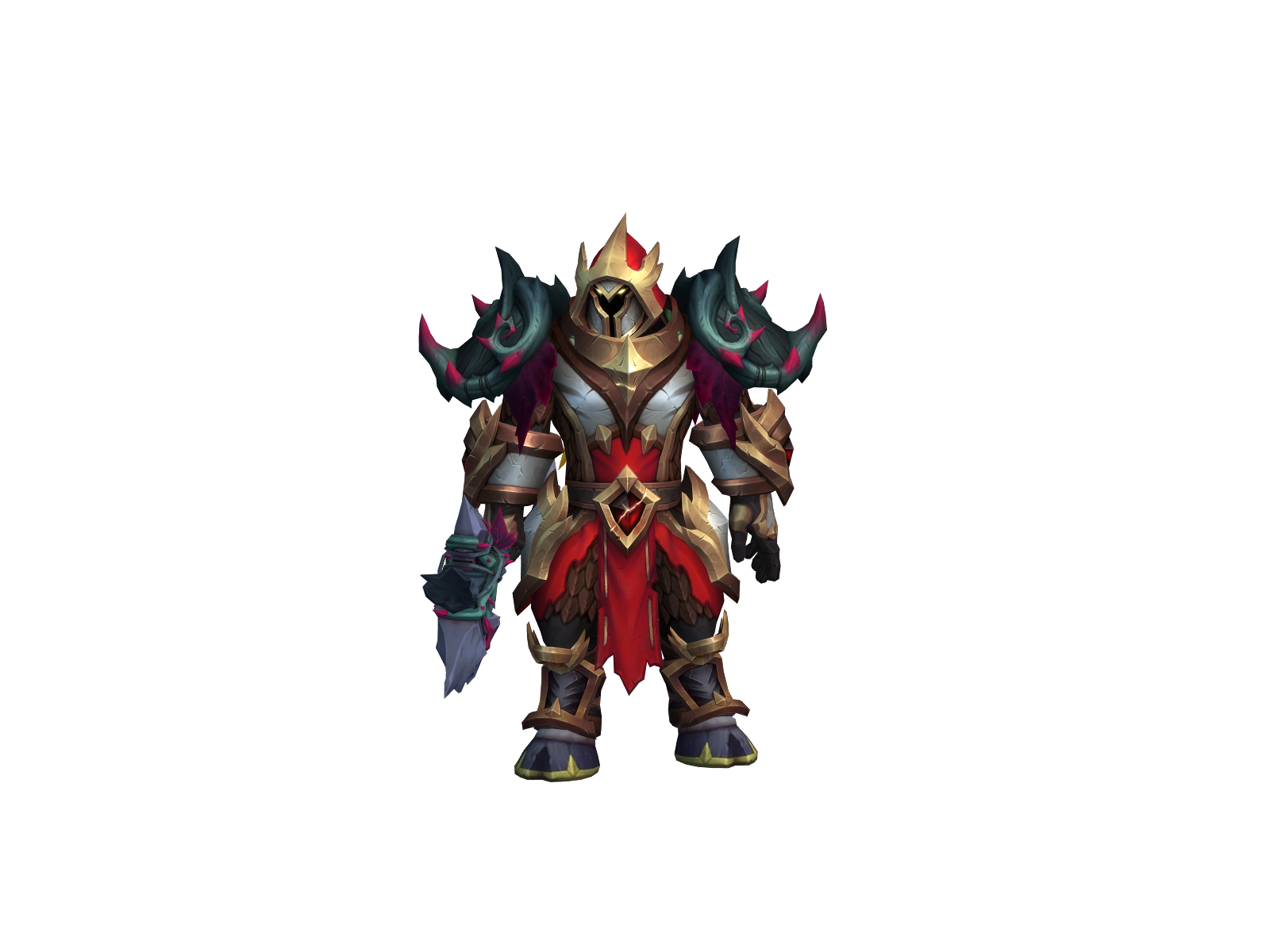 Nikaluffy 3D character render