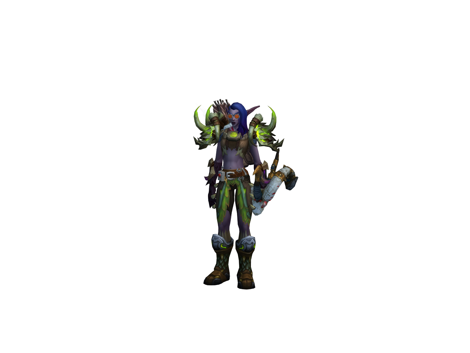 Amphetamean 3D character render