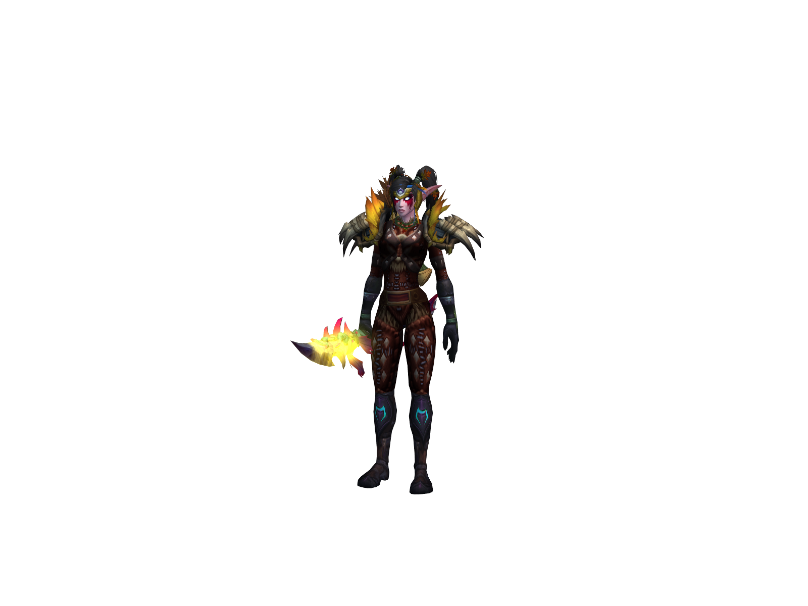 Cassièl 3D character render