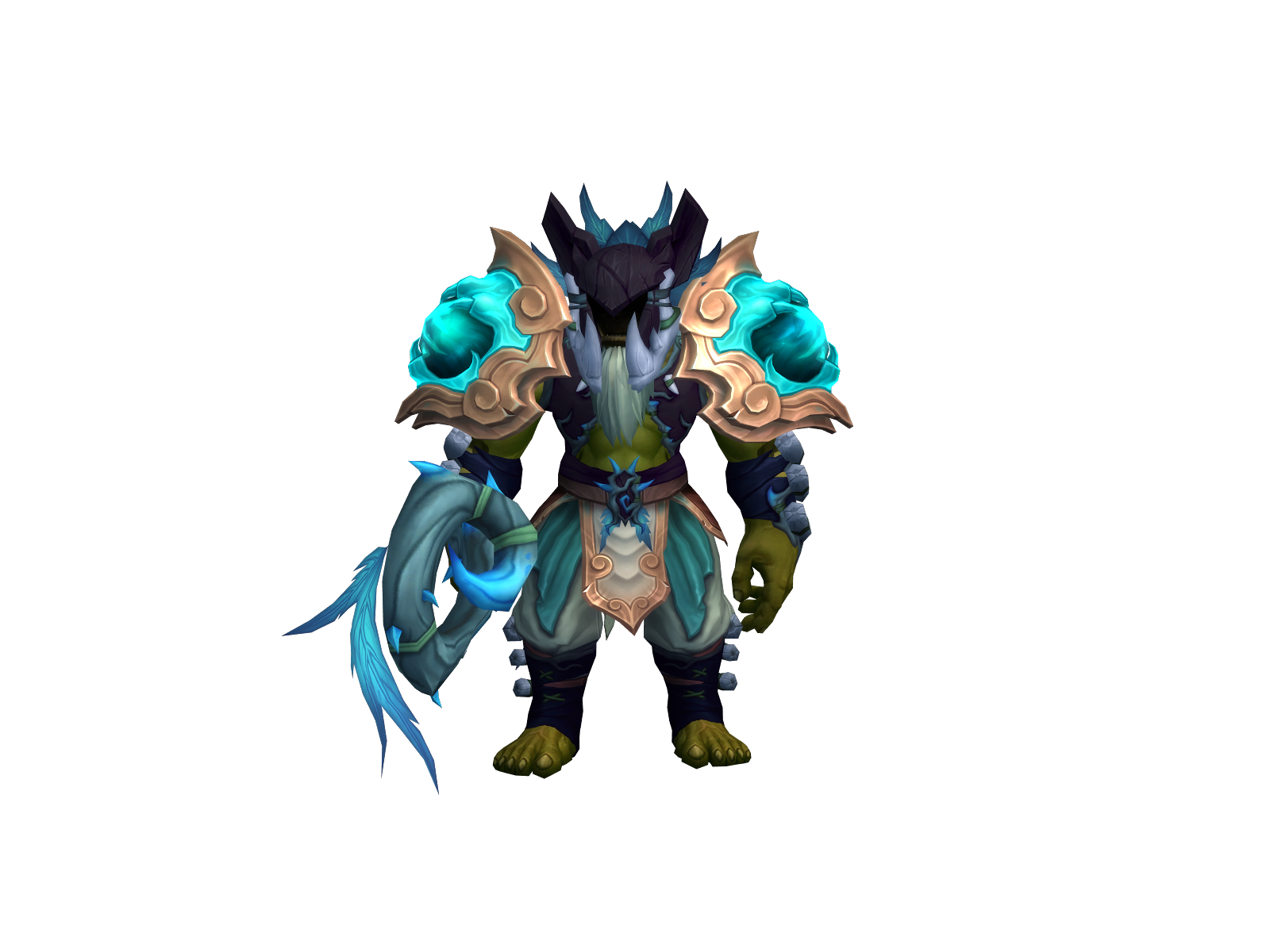Acornhole 3D character render
