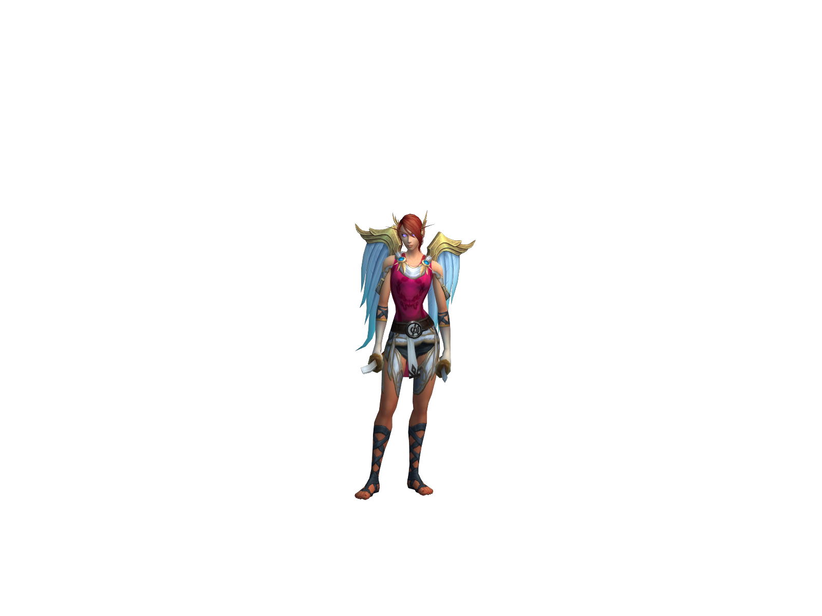 Tayllos 3D character render