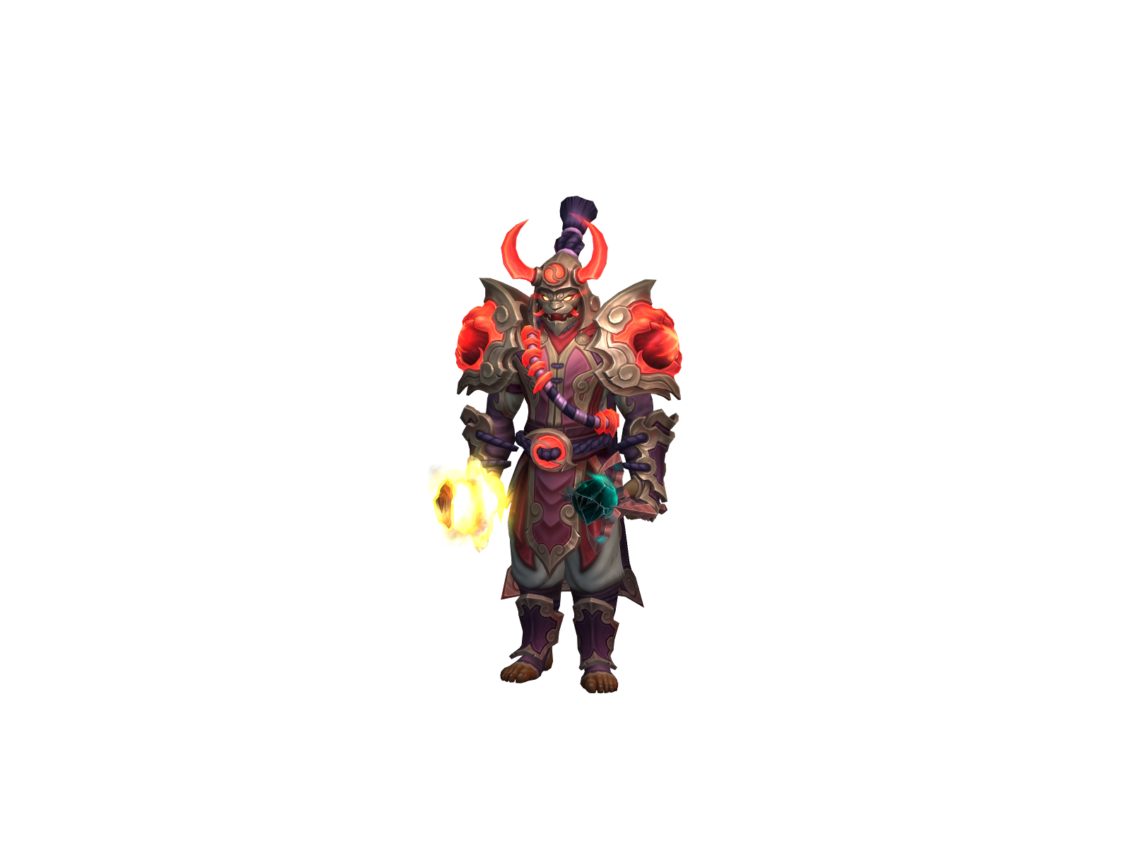 Tainomonk 3D character render