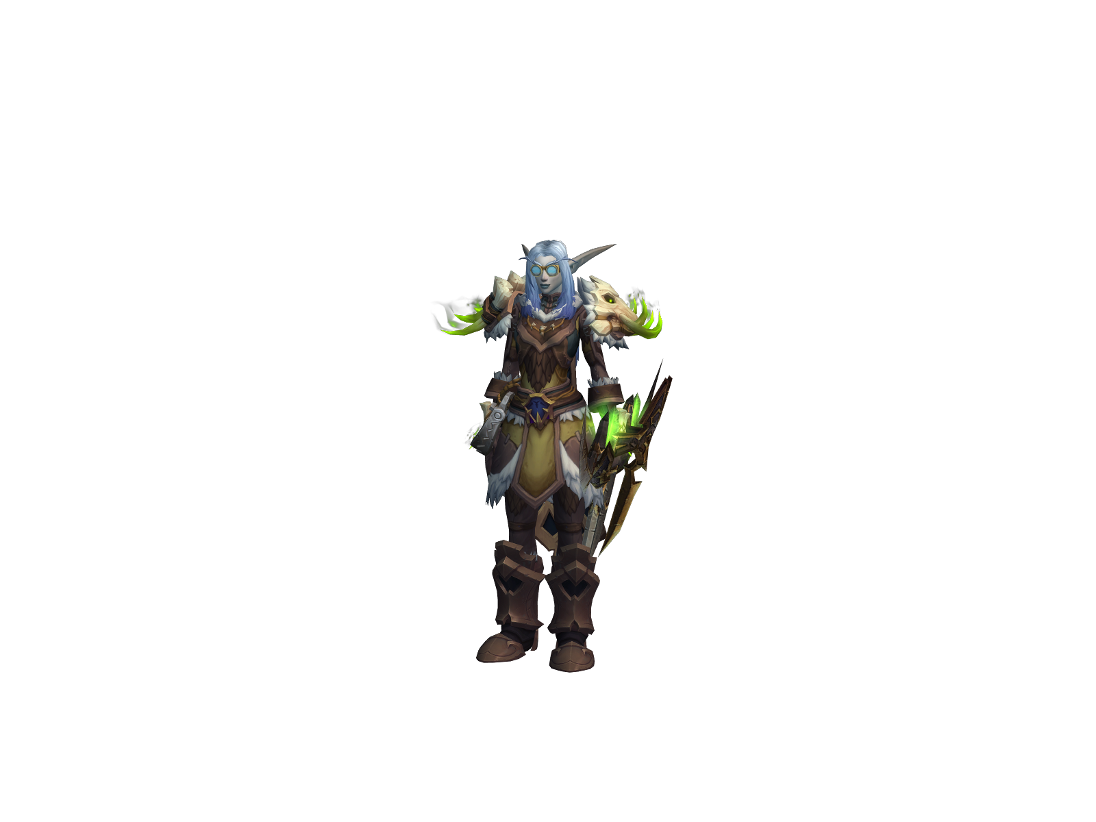 Falcrow 3D character render