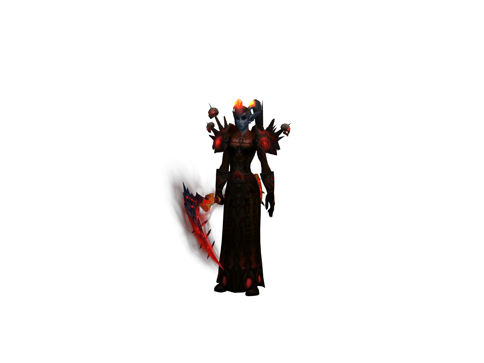 Blacknyx 3D character render