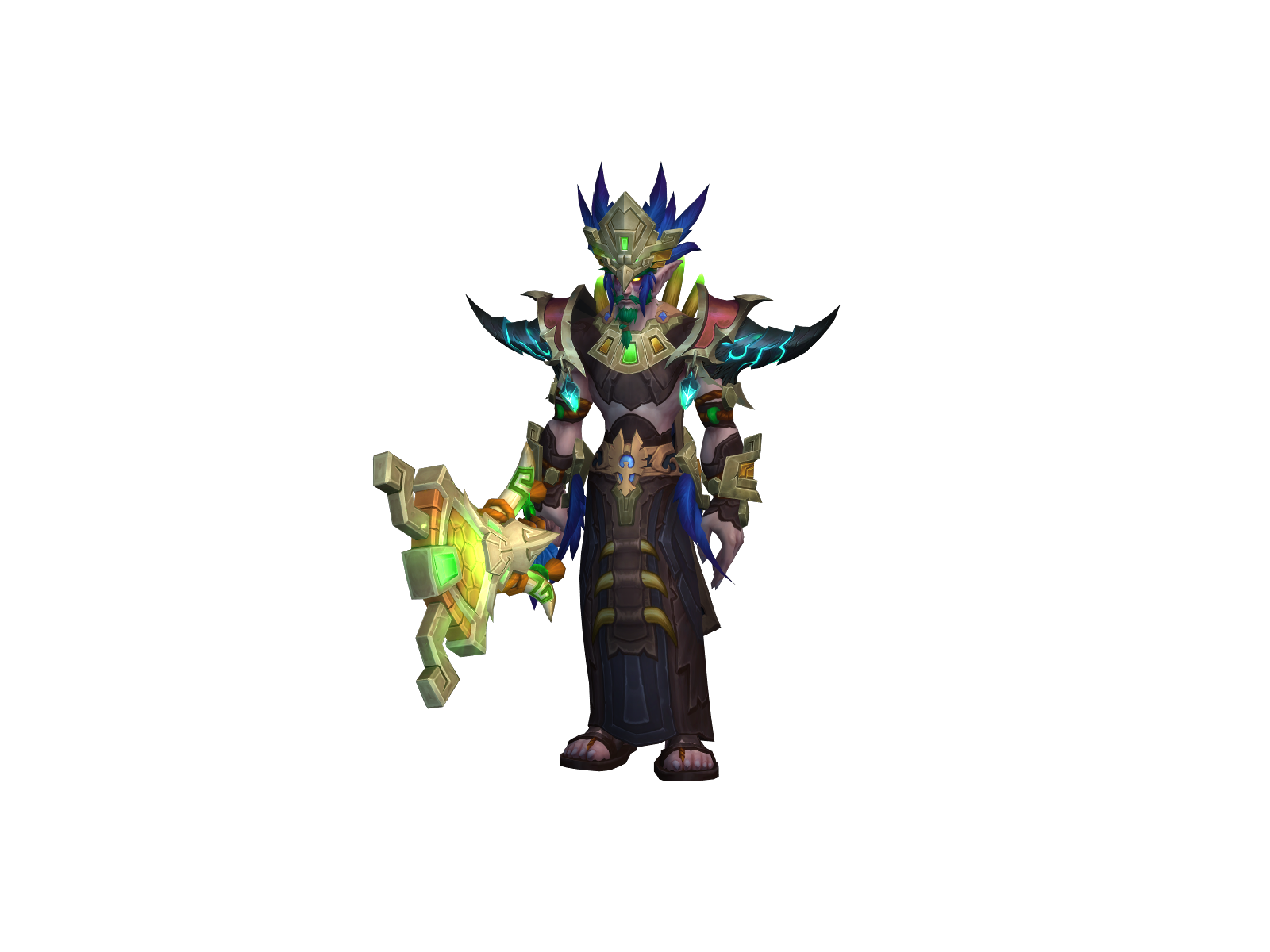 Aegaen 3D character render