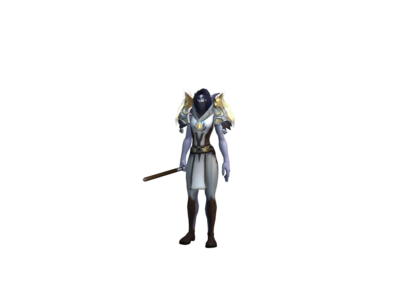 Raikurosaint 3D character render