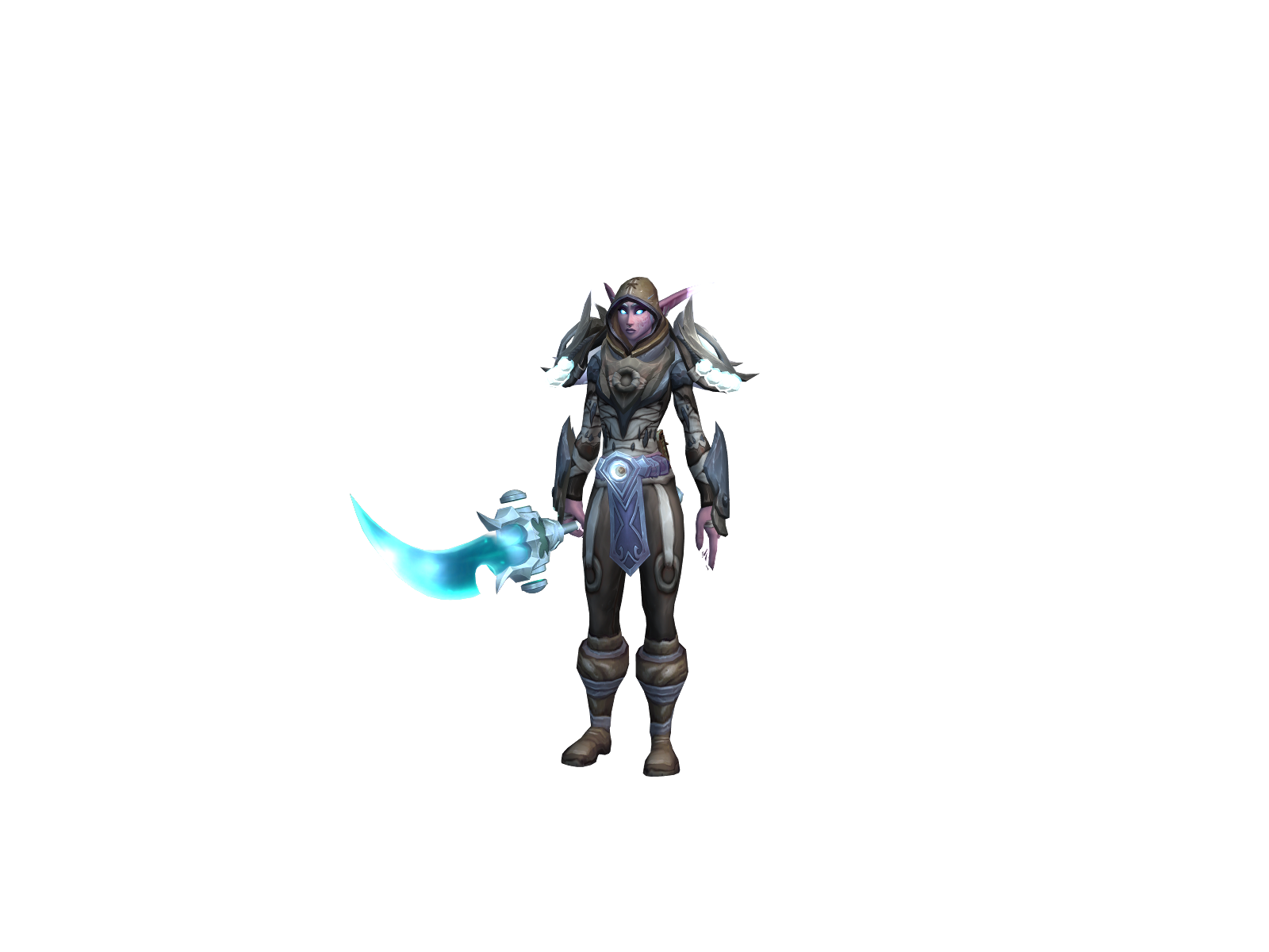 Halcyonnon 3D character render