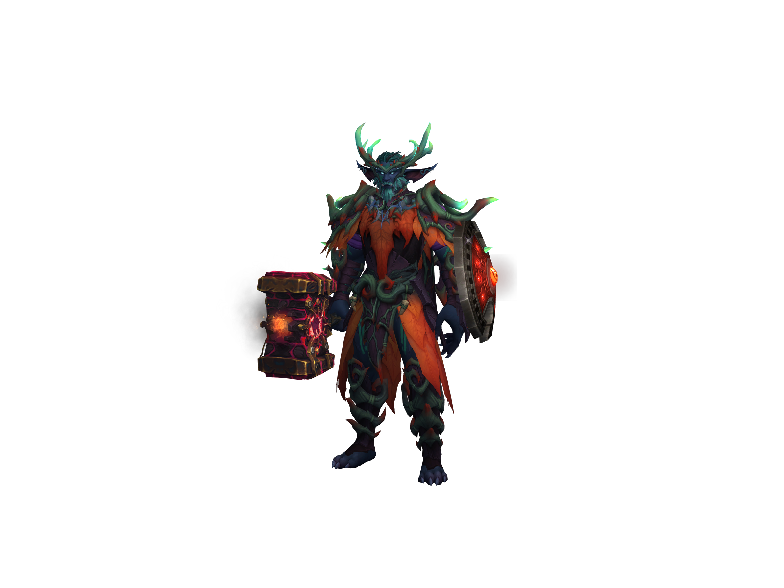 Natureuscary 3D character render