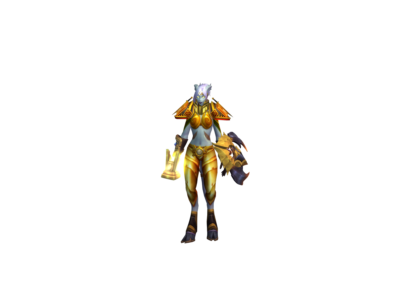 Rayleria 3D character render
