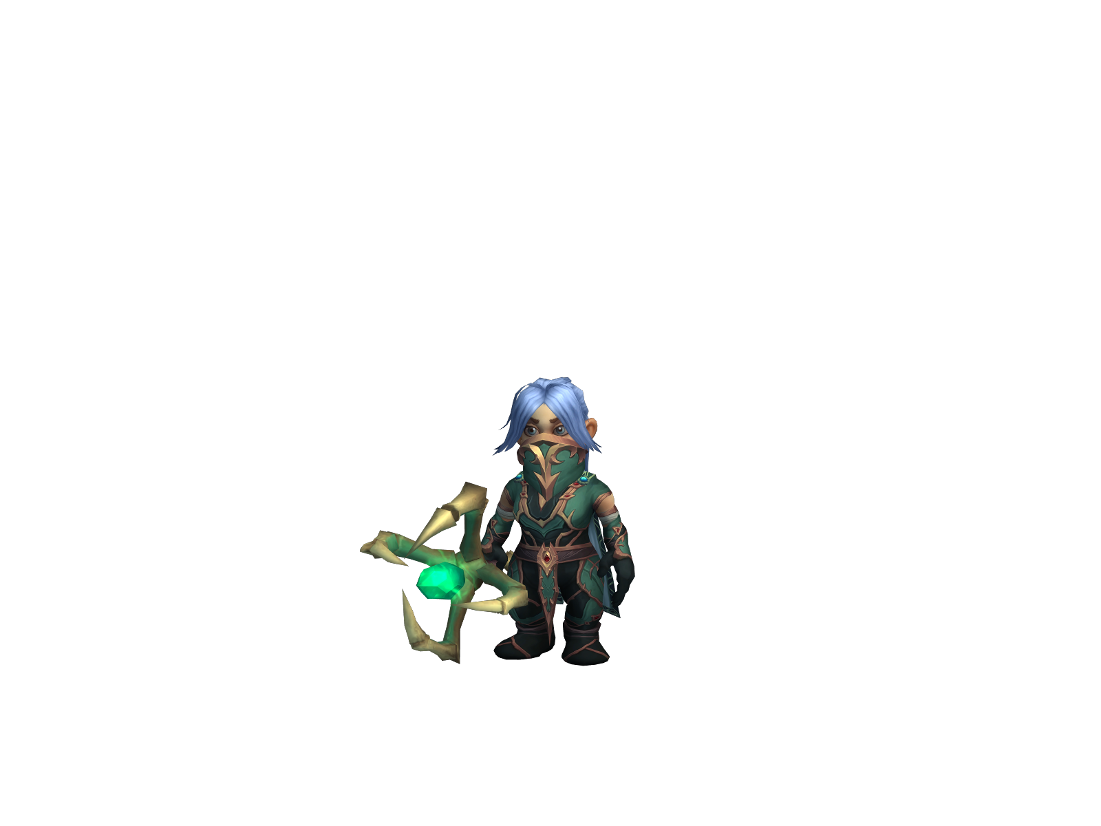 Xigugu 3D character render