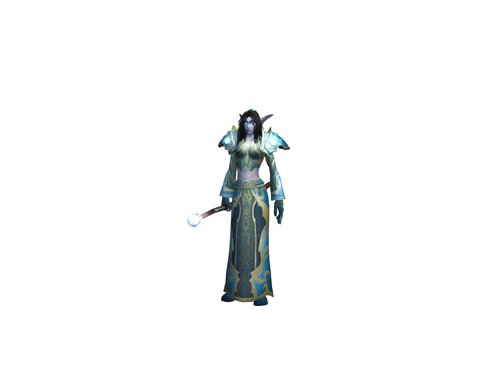 Azu 3D character render