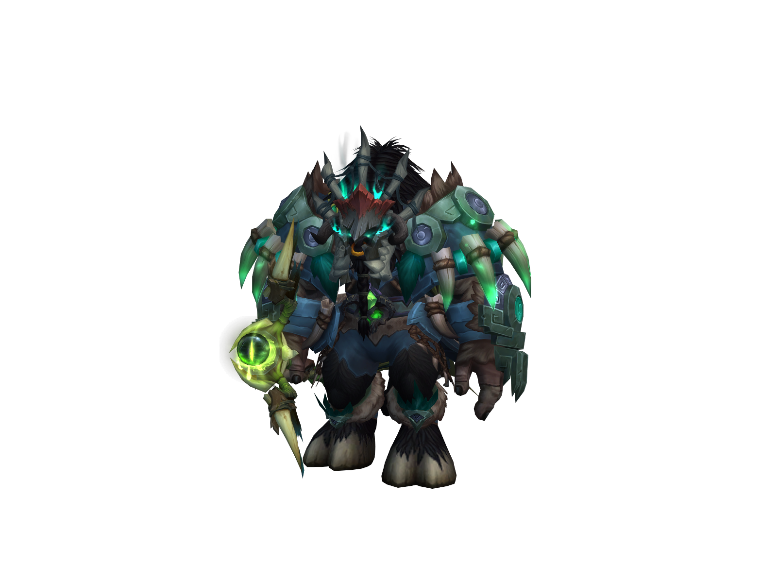 Shroudbark 3D character render
