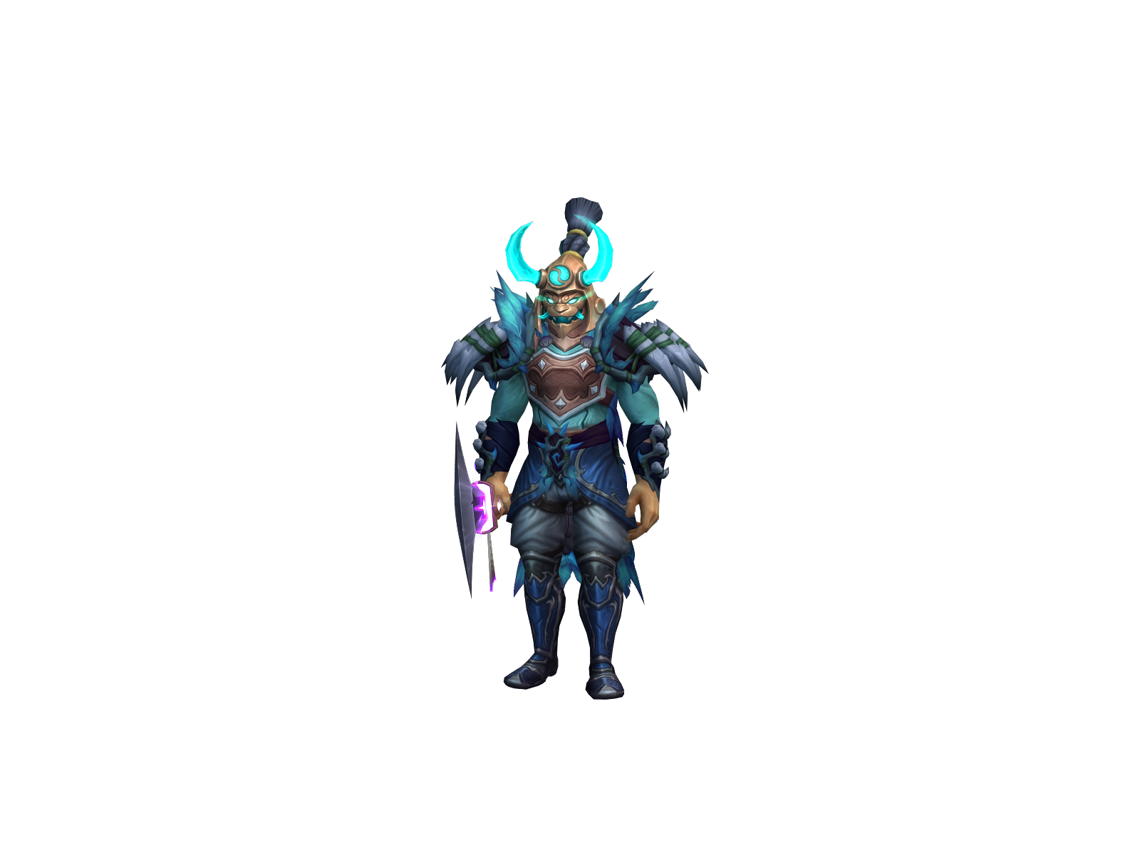 Súpahsayan 3D character render