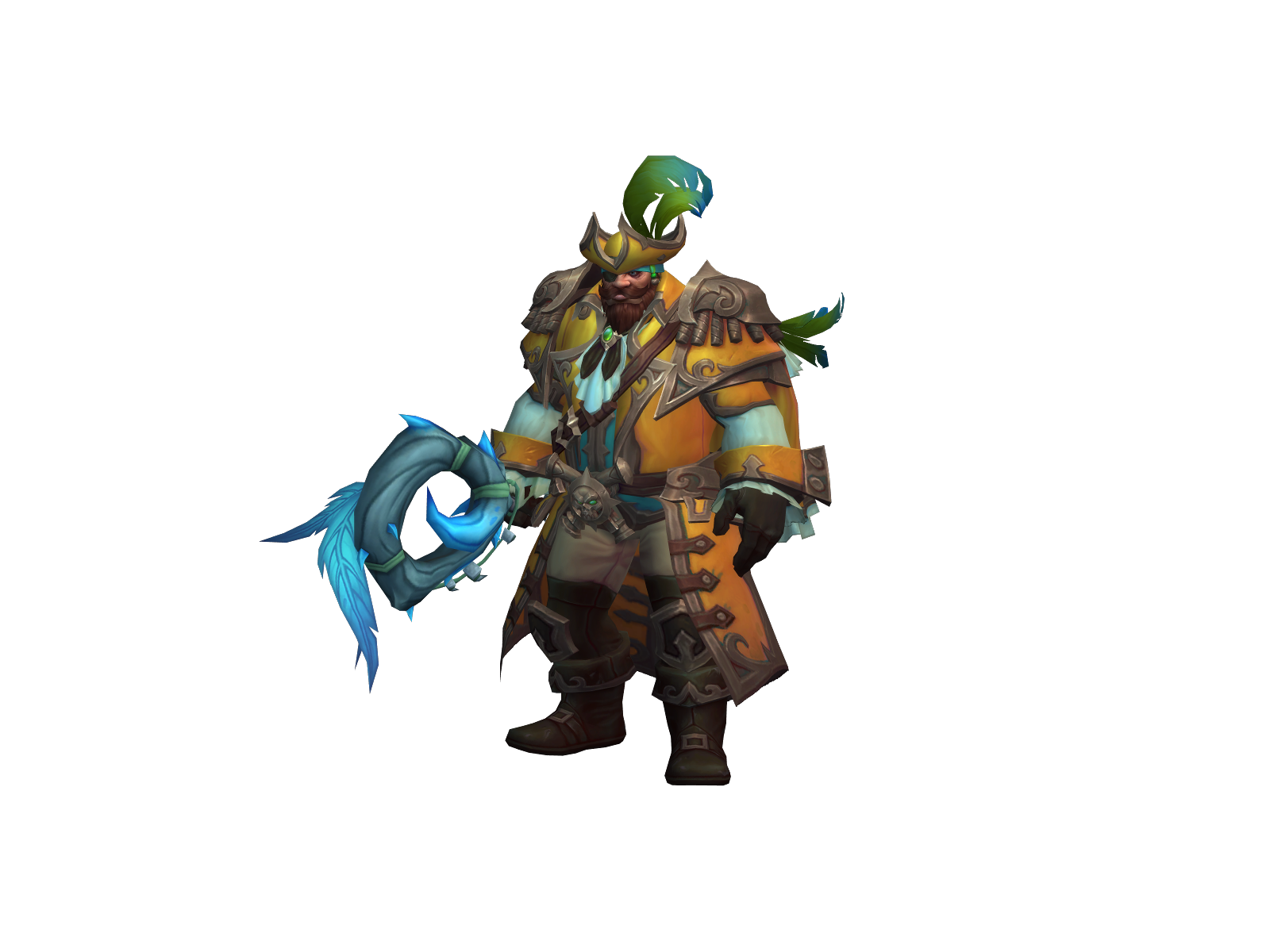 Furacked 3D character render