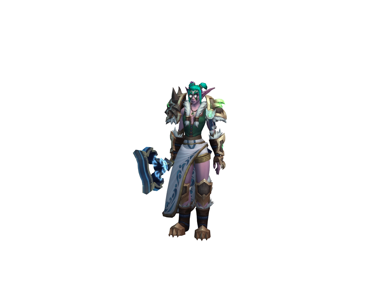 Aqulalais 3D character render