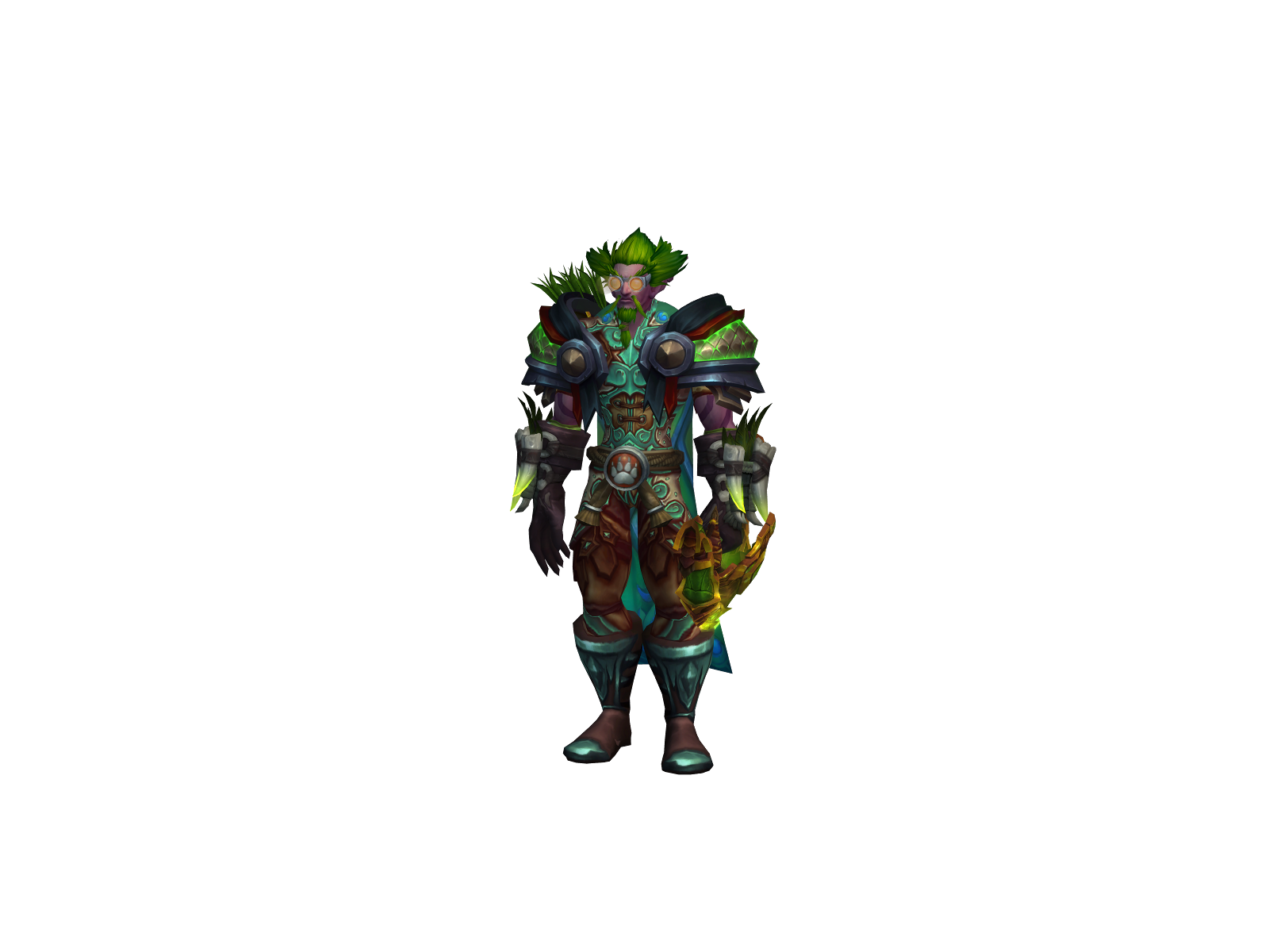 Trabek 3D character render
