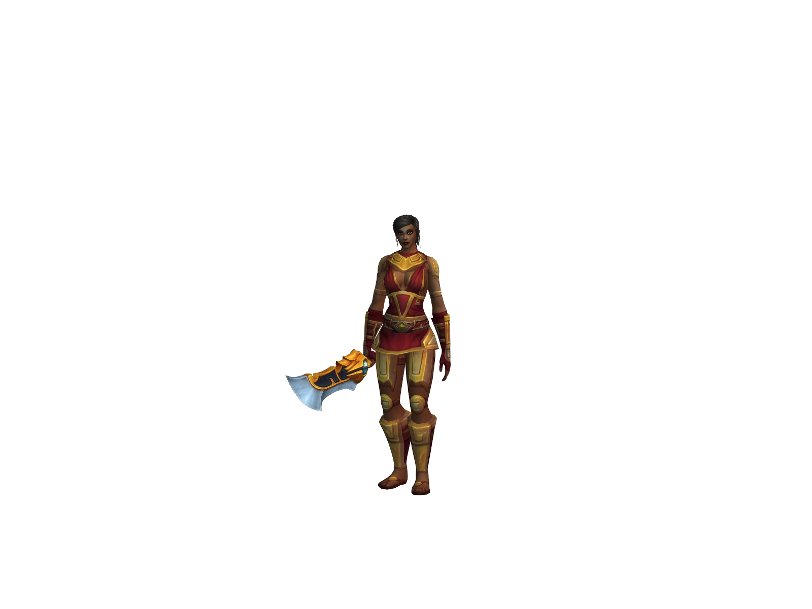 Hellgírl 3D character render