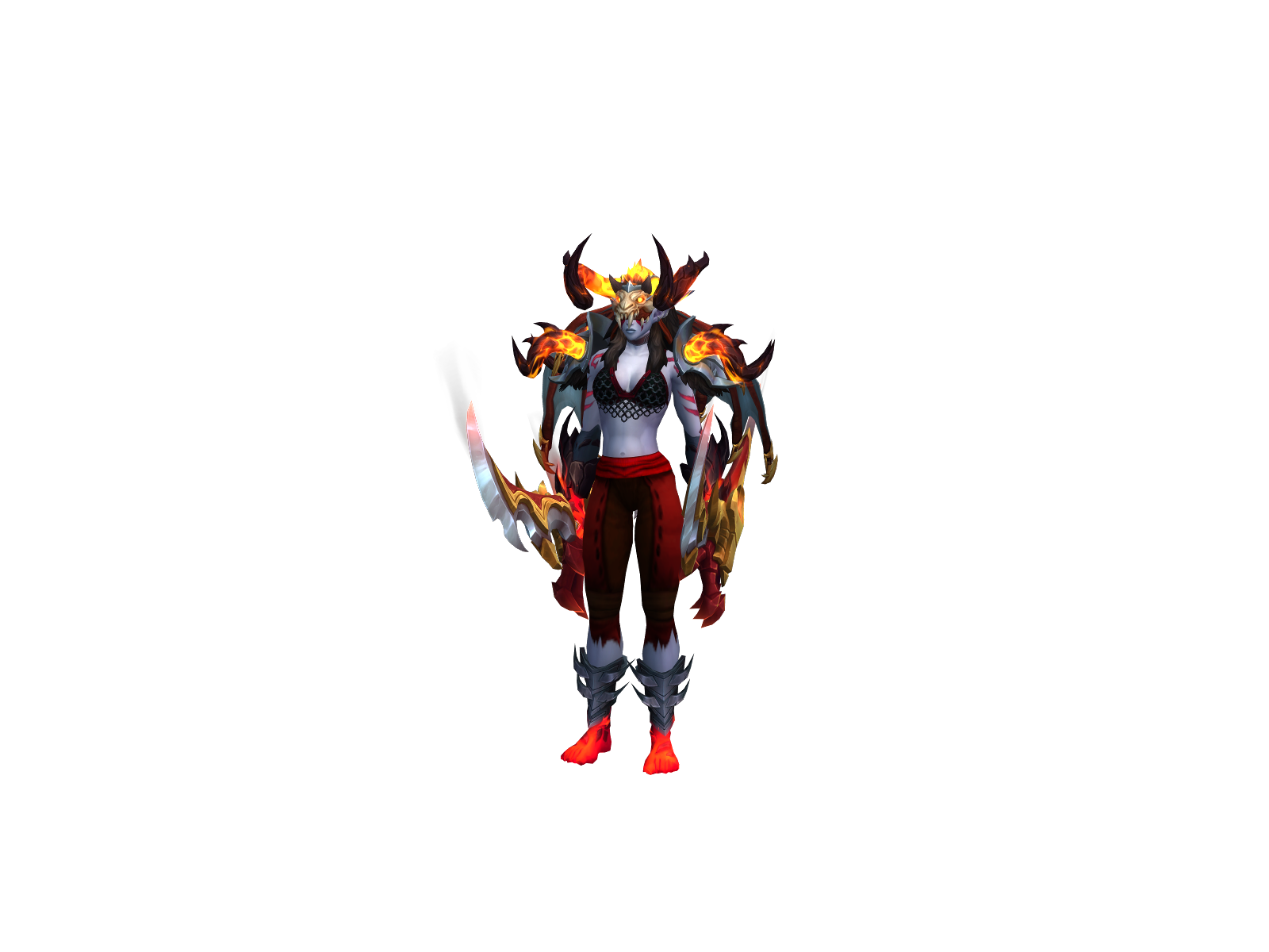 Demonsfall 3D character render