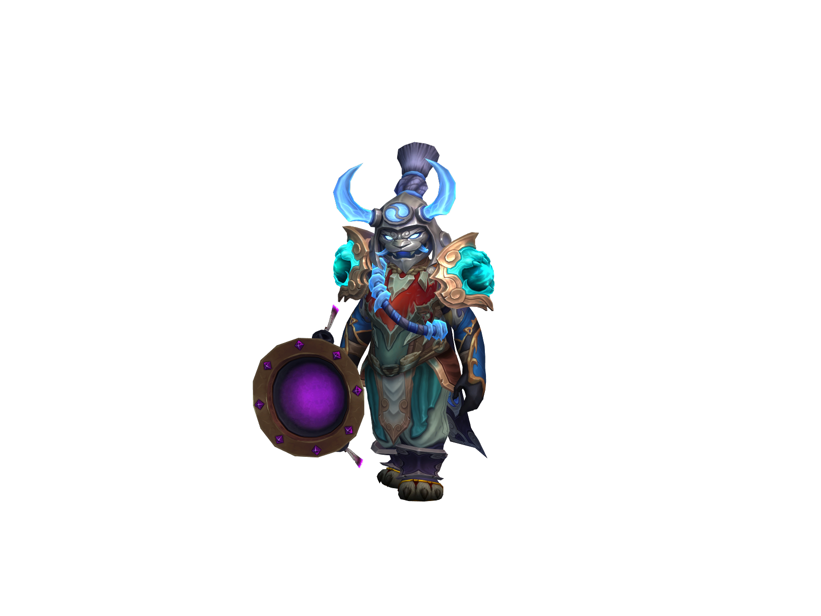 Porkbun 3D character render