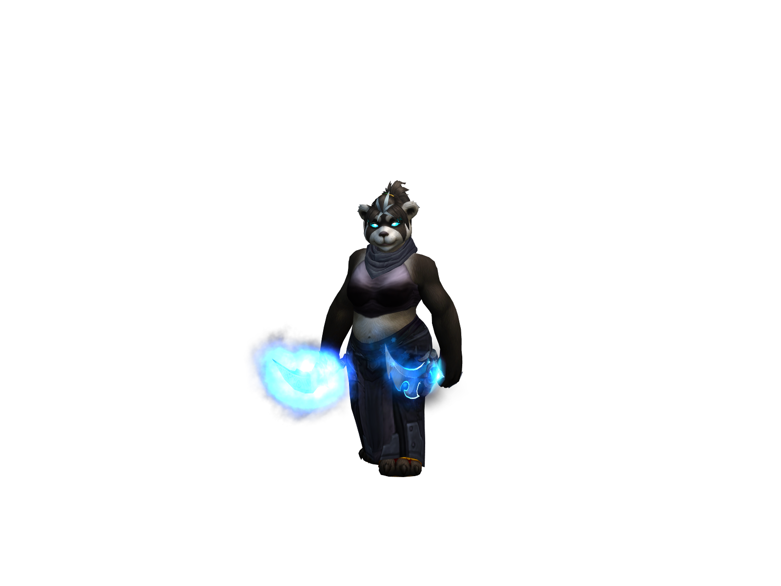 Snowrain 3D character render