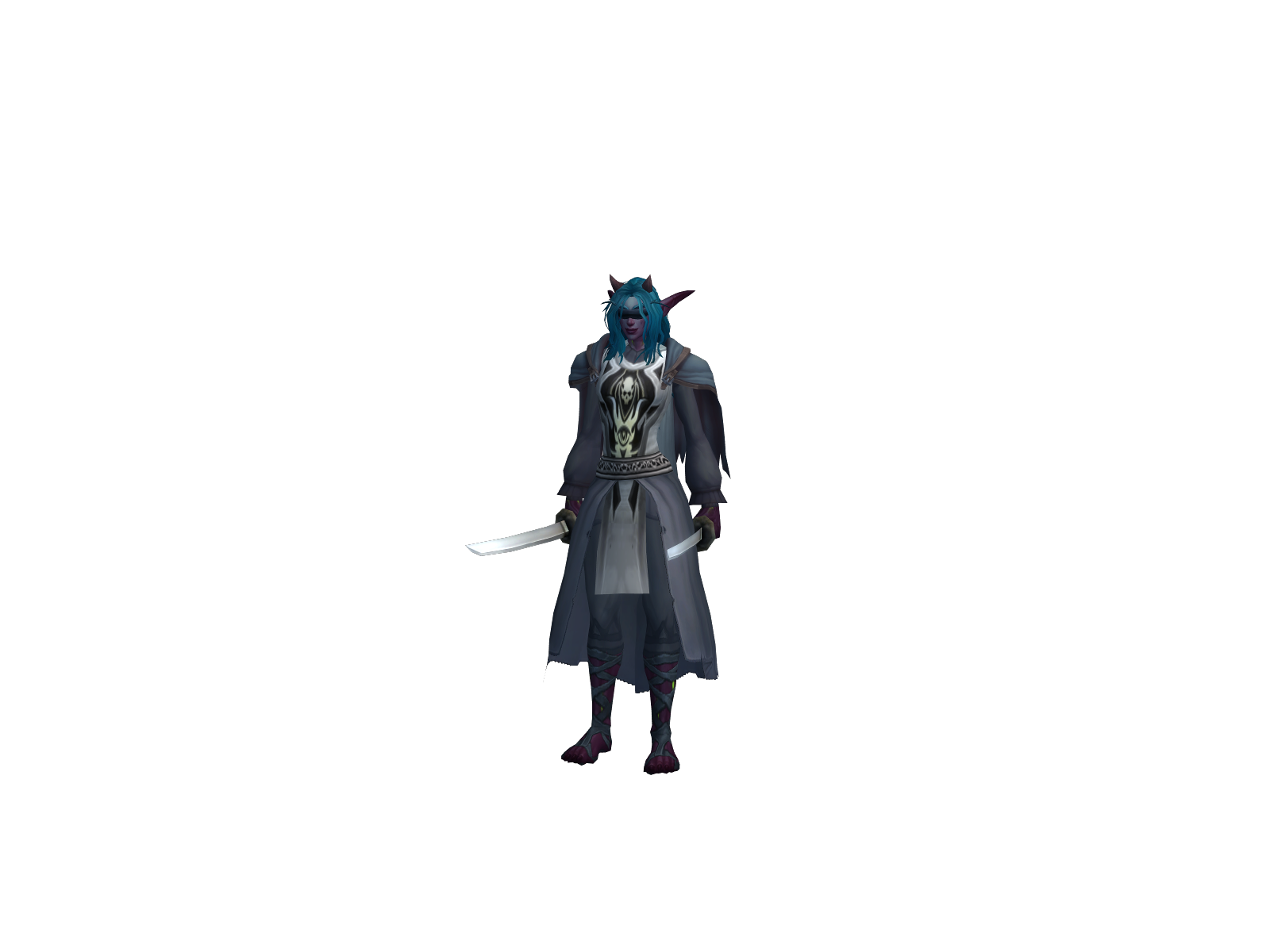Halcyonblues 3D character render