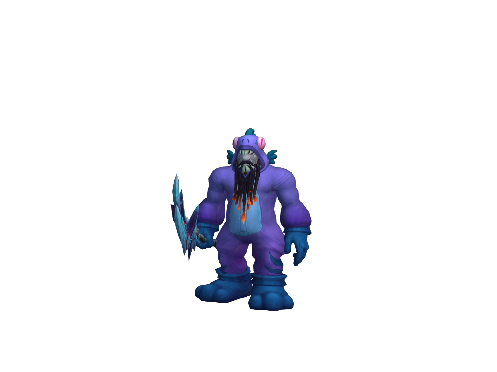 Itchyforskin 3D character render