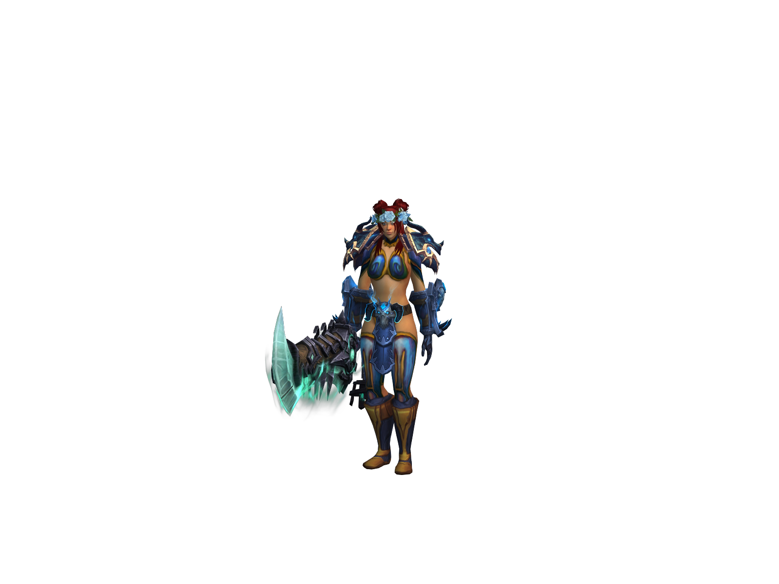 Sávagedeath 3D character render