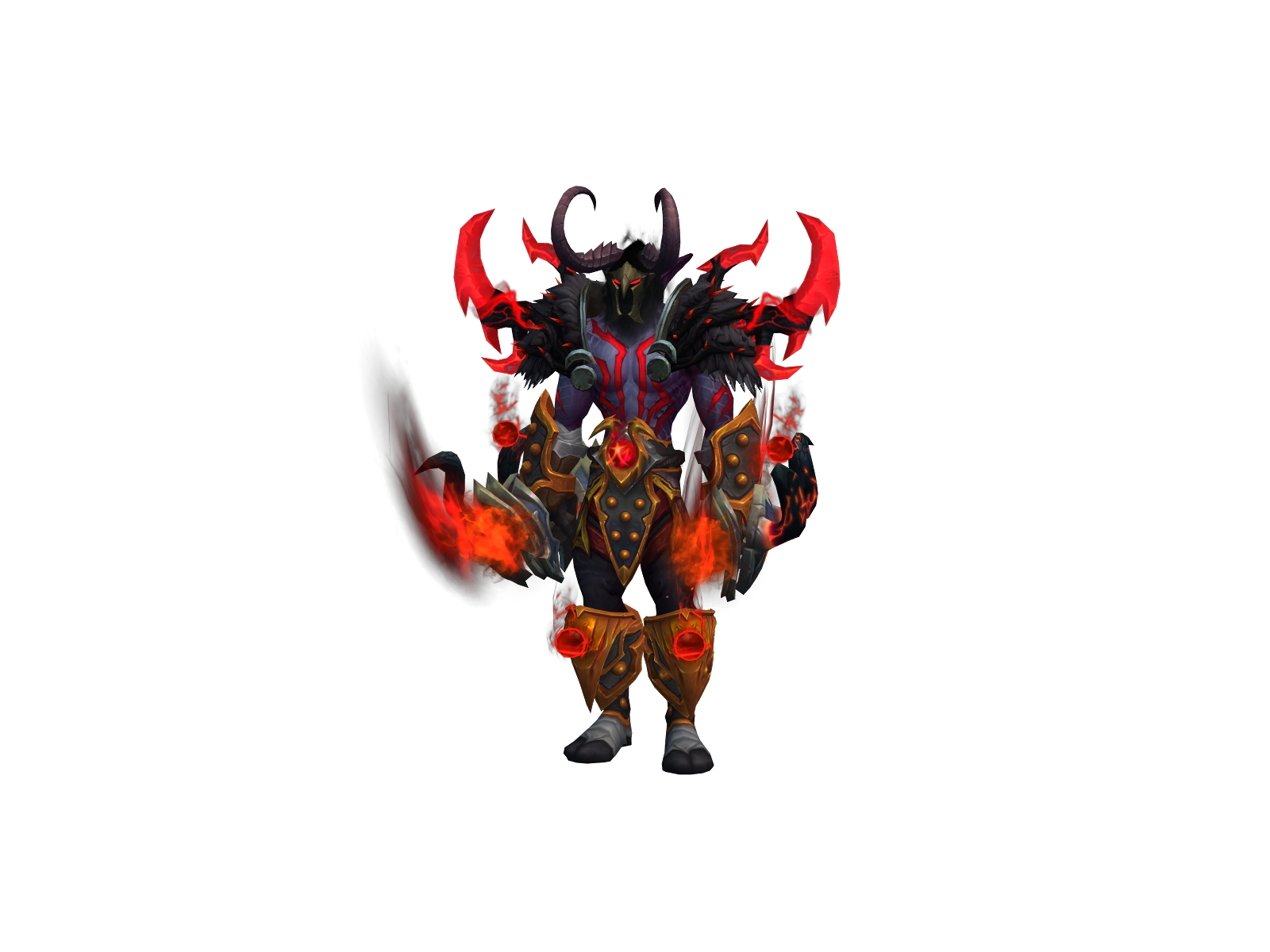 Hyperblades 3D character render