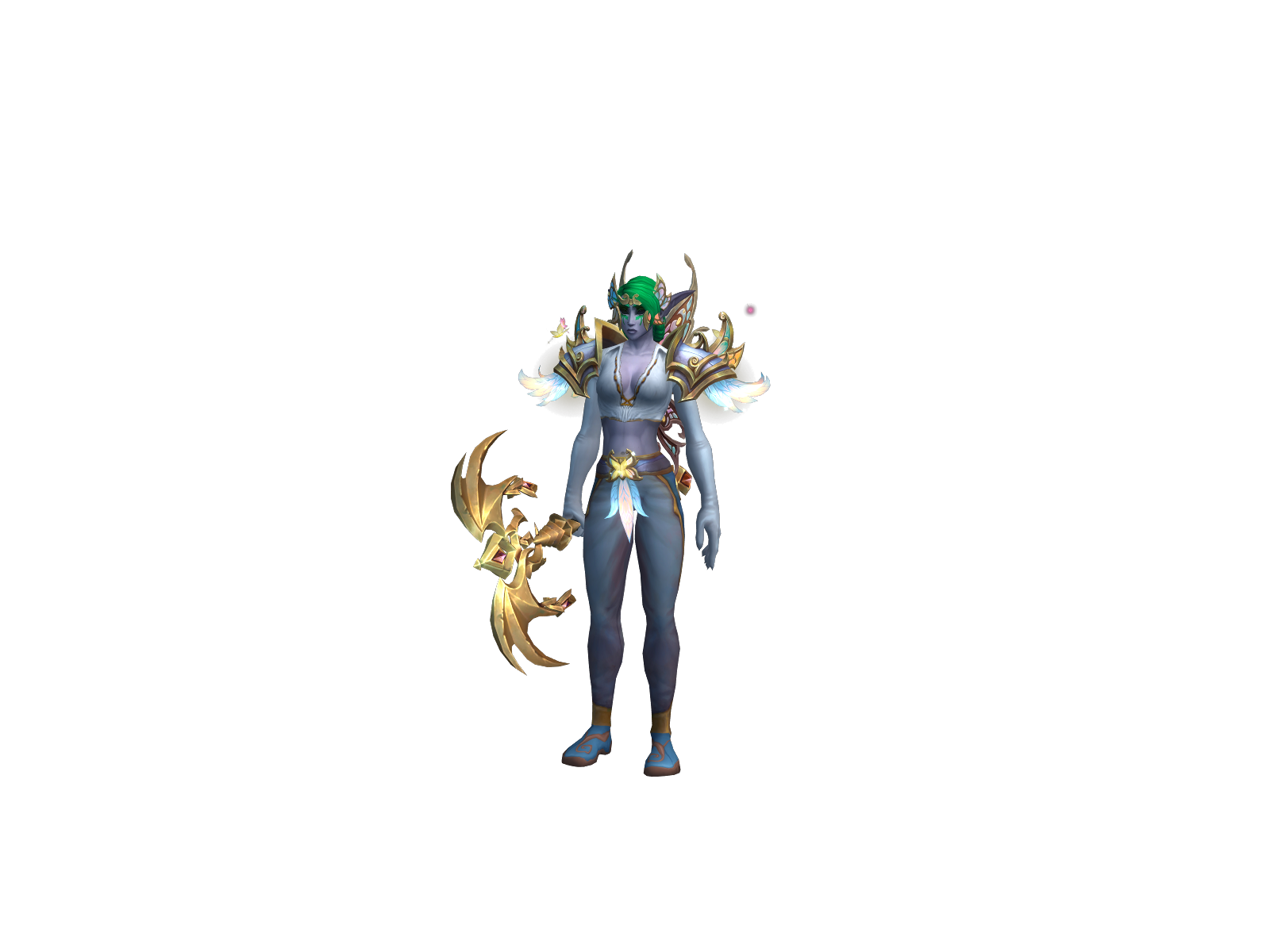 Lathral 3D character render