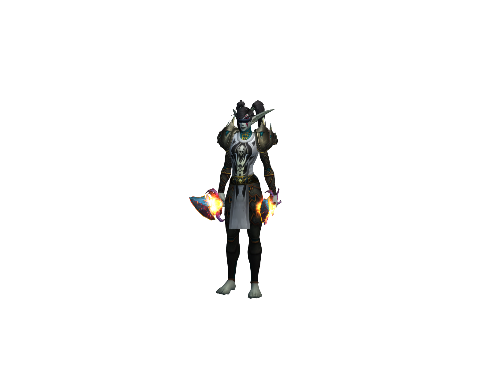 Blackbandito 3D character render