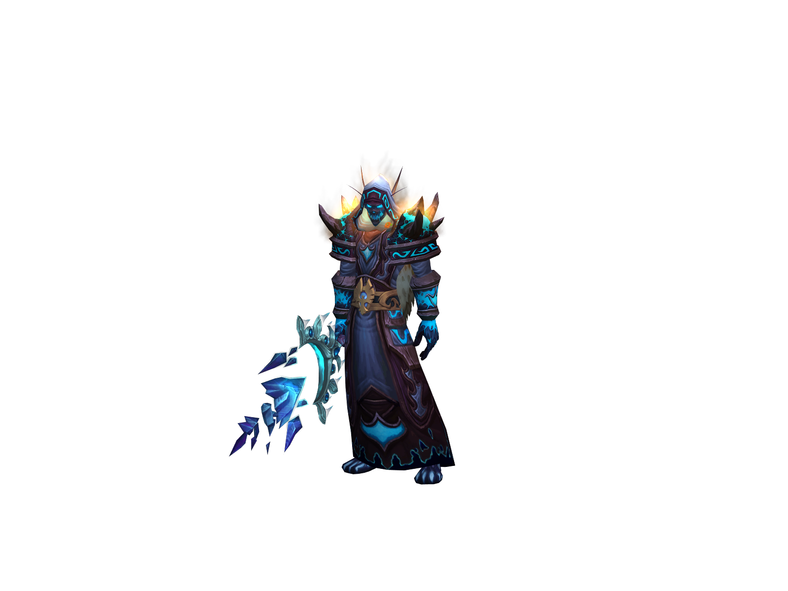 Poseidion 3D character render