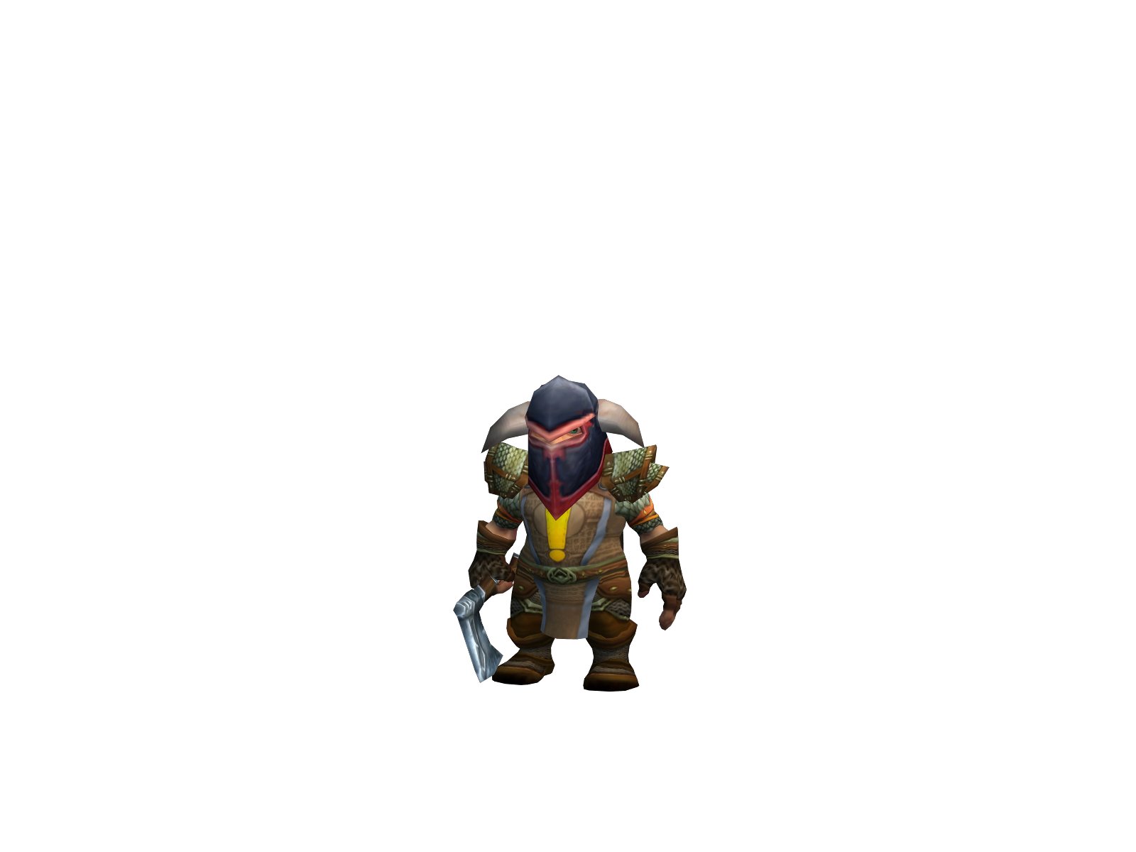 Bigbadaxe 3D character render