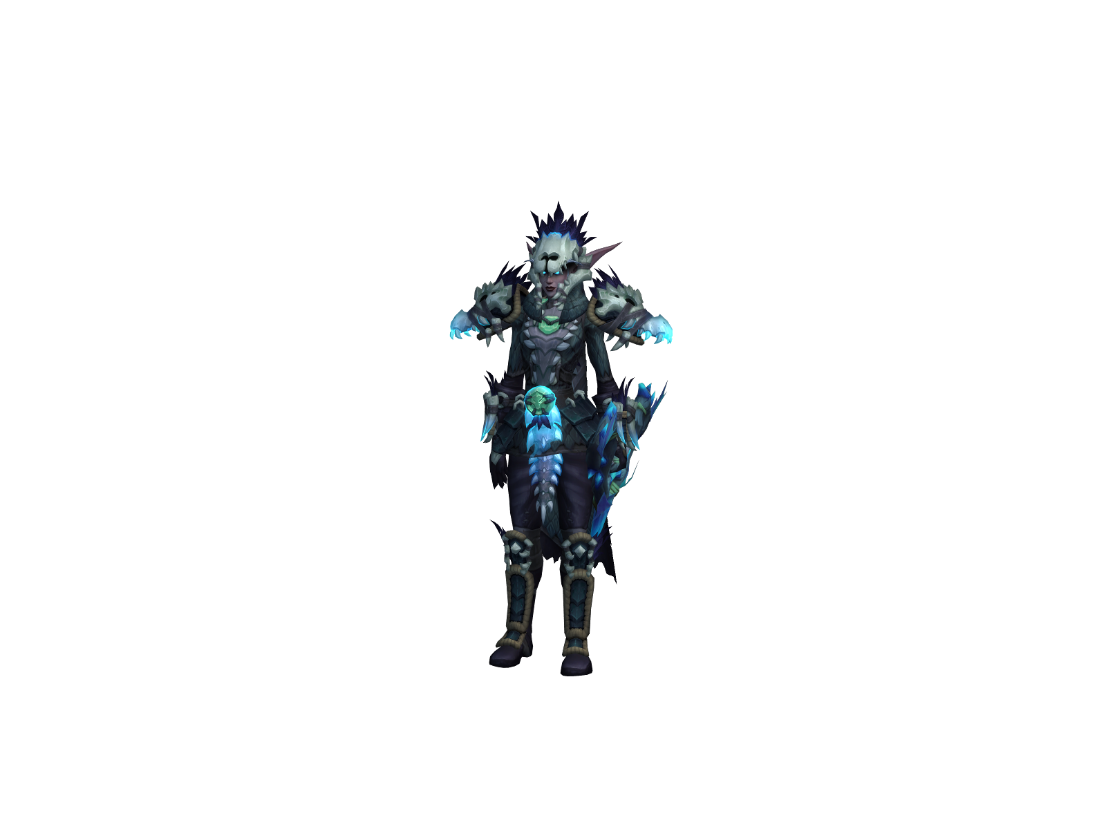 Cyberechø 3D character render