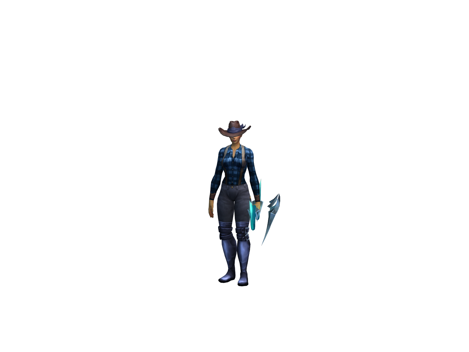 Rumington 3D character render