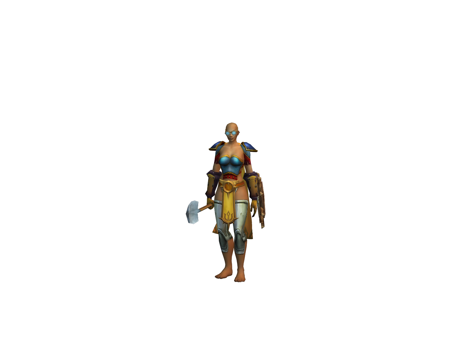 Lampslack 3D character render