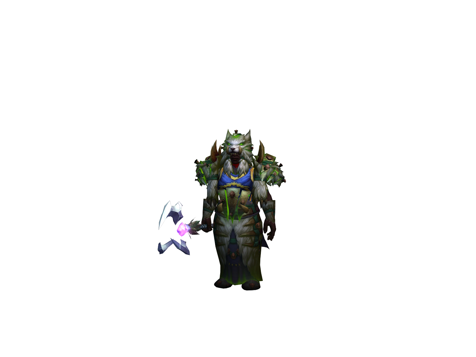 Iusetotems 3D character render