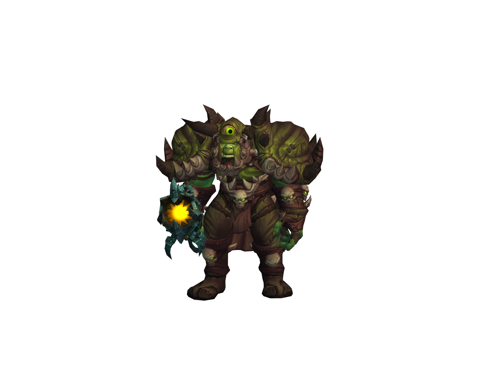 Thundahgun 3D character render