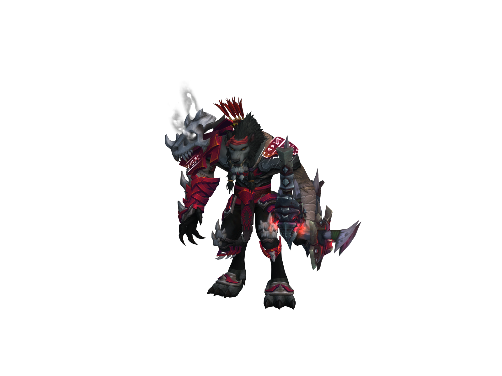 Rougaroulou 3D character render