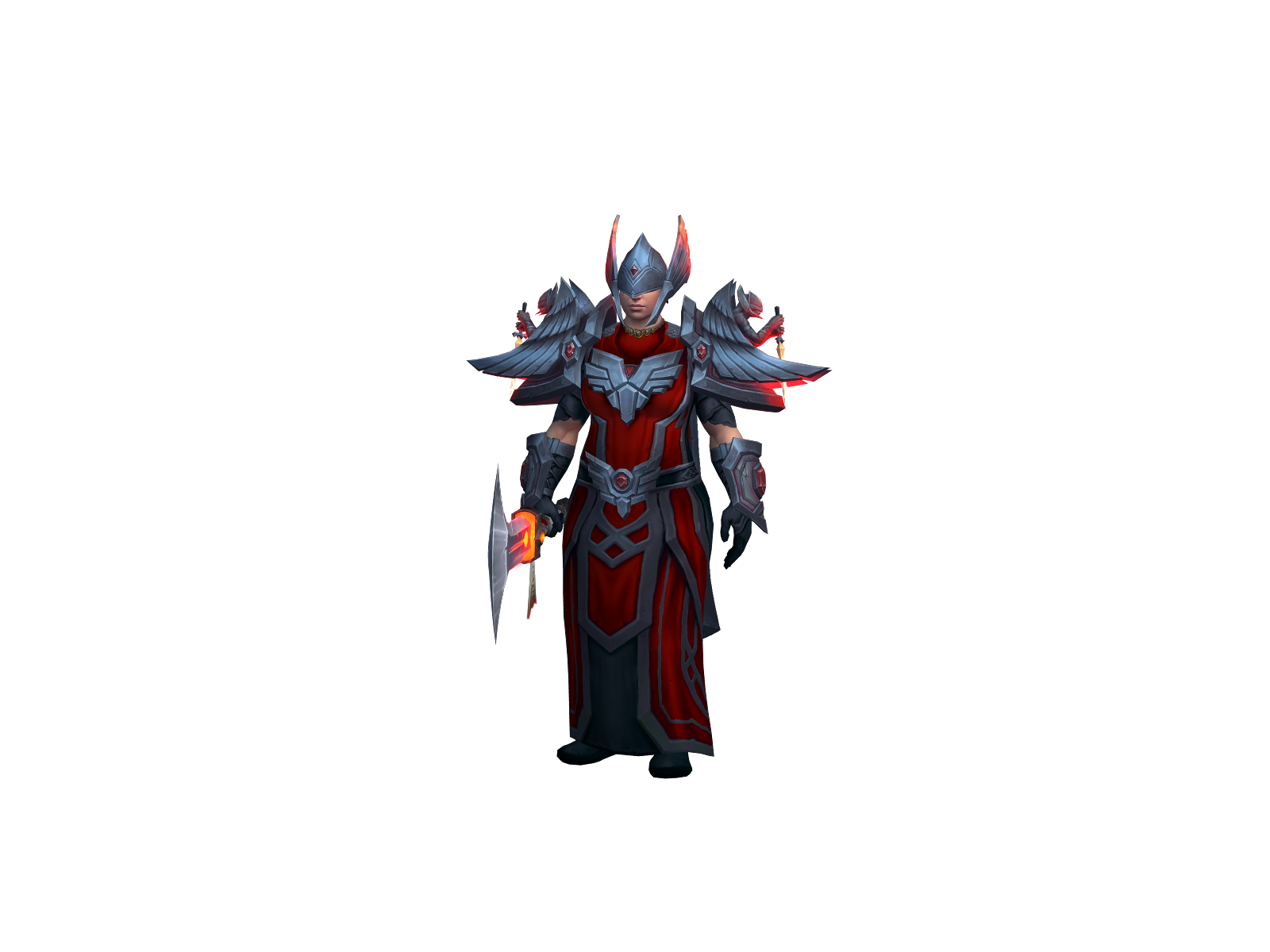 Fearem 3D character render