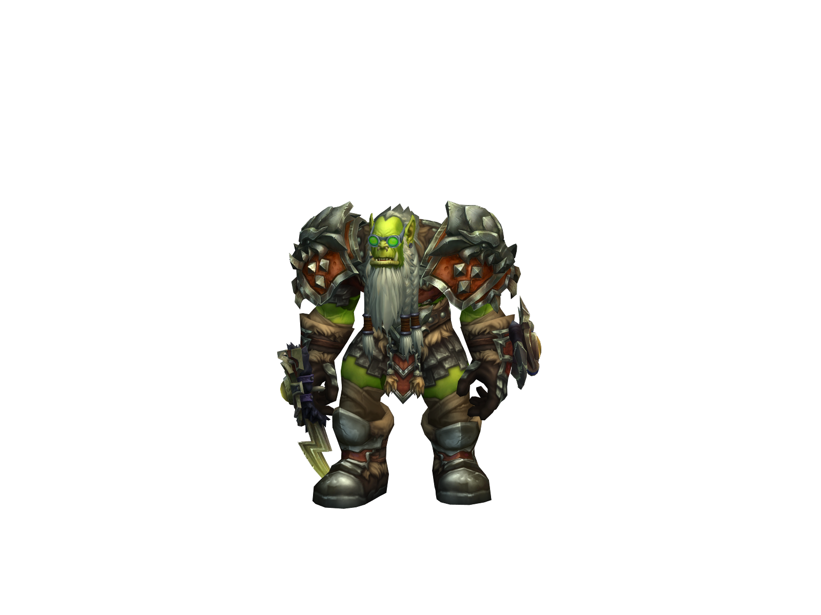 Orcshock 3D character render