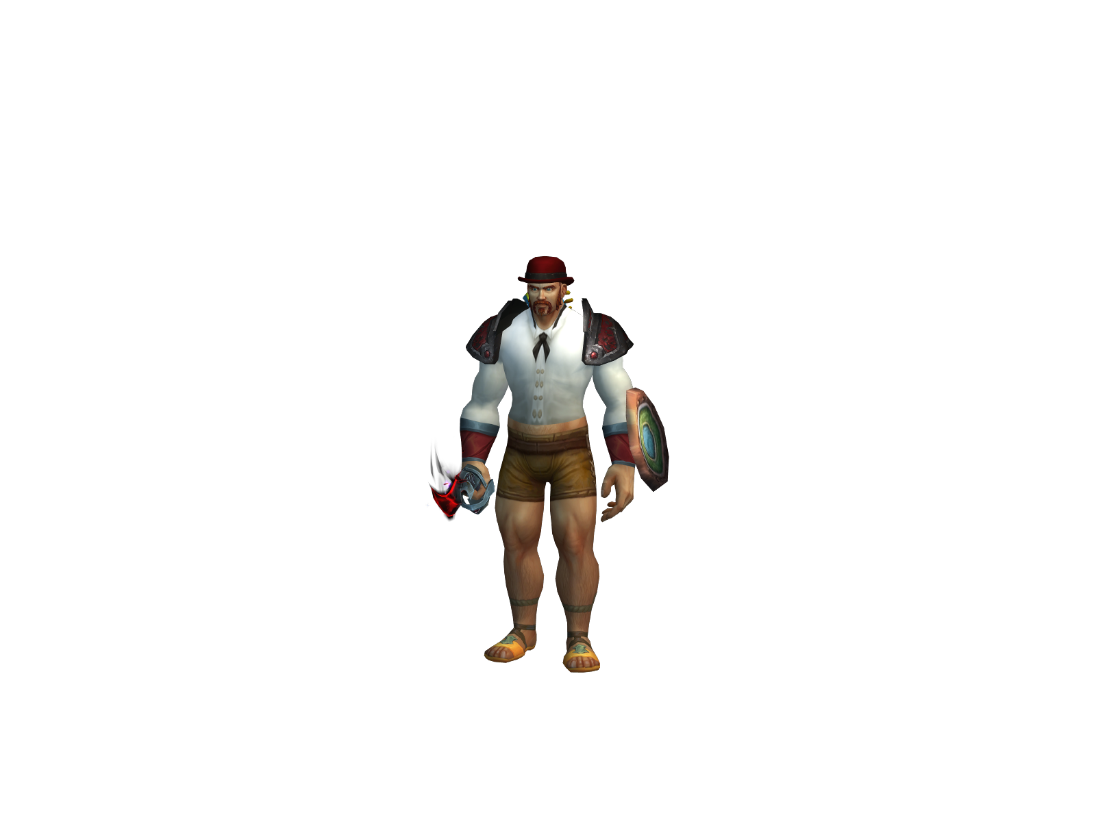 Robapaladin 3D character render
