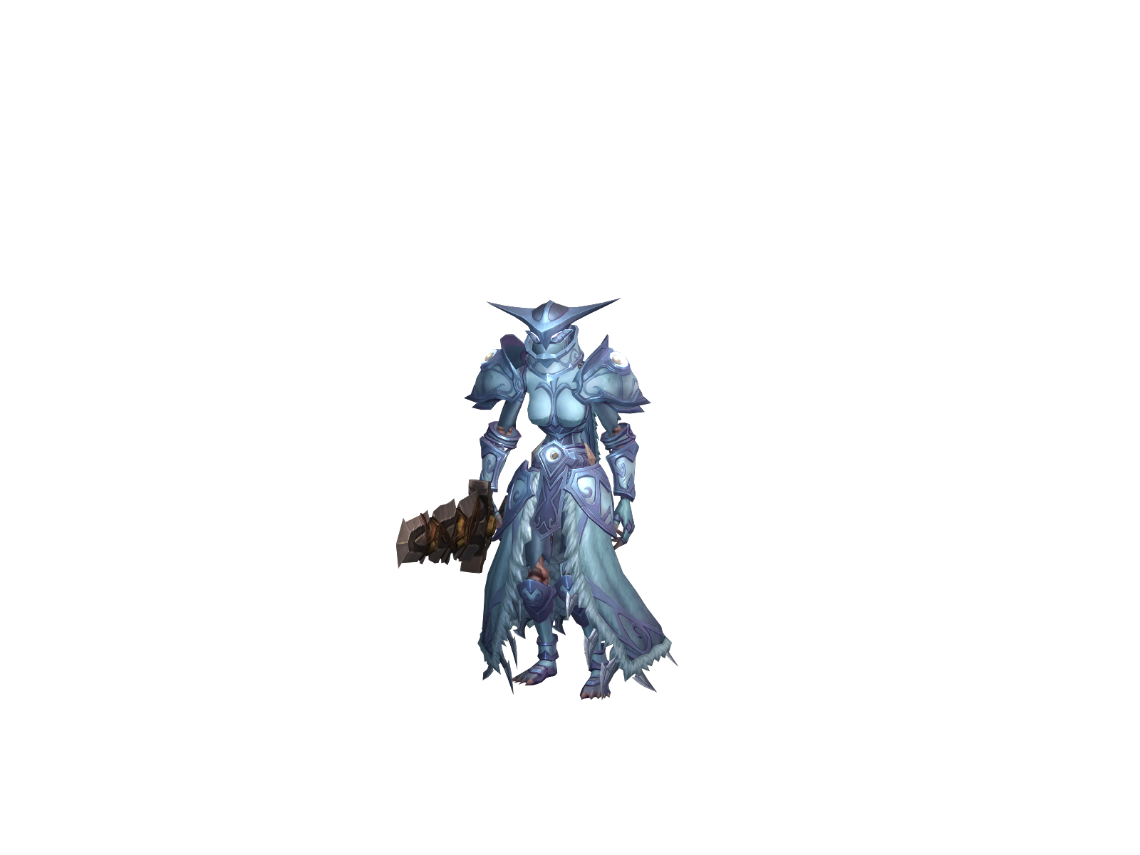 Stdspreaded 3D character render