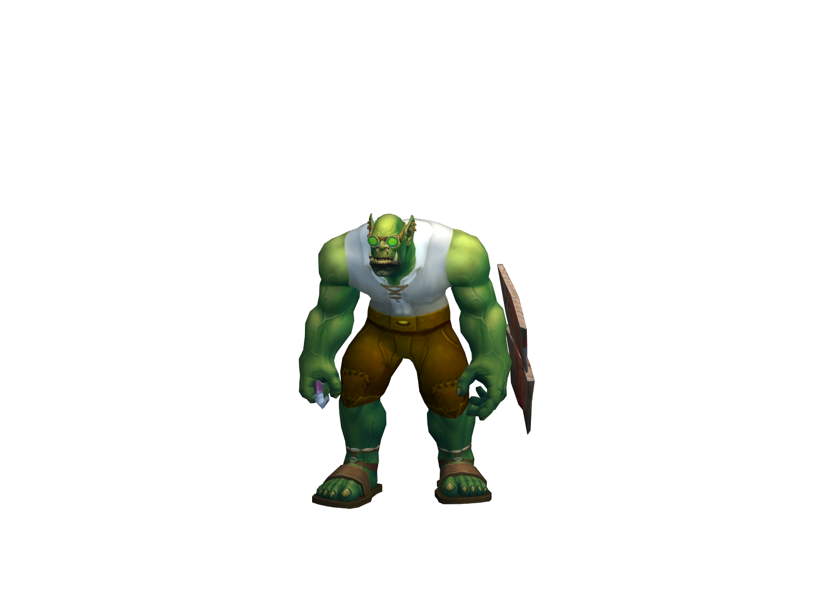 Plock 3D character render